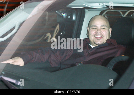 American rapper Fat Joe leaving his hotel Los Angeles, California - 14.03.08 Stock Photo