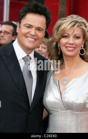 Donny Osmond and wife Debbie Osmond  The 80th Annual Academy Awards (Oscars) - Arrivals  Los Angeles, California - 24.02.08 Stock Photo