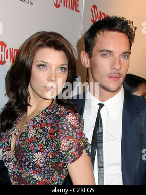 Jonathan rhys meyers and natalie dormer hi res stock photography