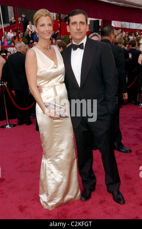 Steve Carell and his wife Nancy Walls The 80th Annual Academy Awards (Oscars) - Arrivals Los Angeles, California - 24.02.08 Stock Photo