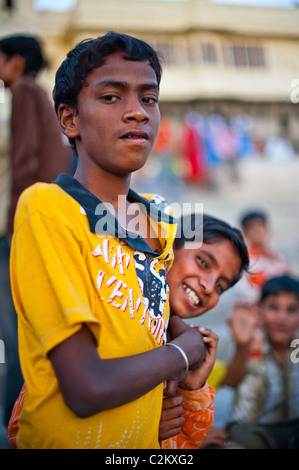 India, Rajasthan, Udaipur, boys Stock Photo - Alamy