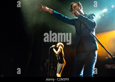 Fitz and the Tantrums performing live in Columbus, Ohio for CD101 Day 2011 Stock Photo