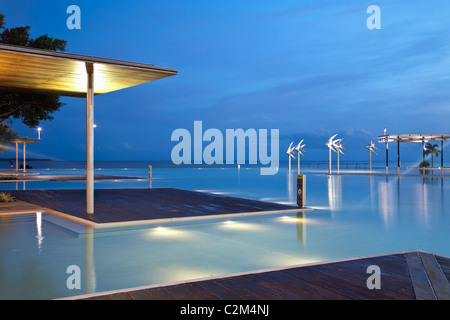 The Esplanade Lagoon. Cairns, Queensland, AUSTRALIA Stock Photo