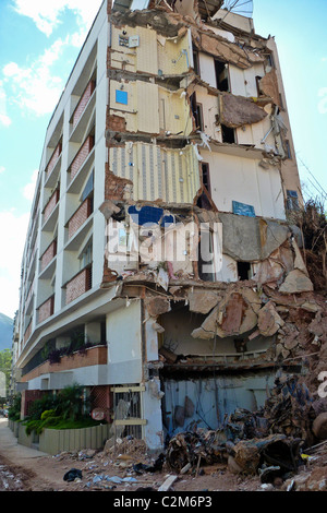 January 2011 Nova Friburgo flooding Rio de Janeiro State Brazil building destroyed Stock Photo