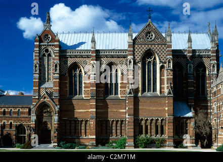 The Chapel, Keble College, Oxford University, Oxford, 1867 - 1883. Stock Photo