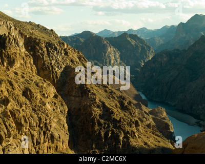 Grand Canyon and Colarado river from the Hoover Dam Stock Photo