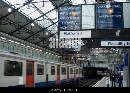 Earl's Court underground station, Earl's Court, London Stock Photo