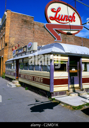 Miss Albany diner in Albany, New York. A 1941 Silk City diner