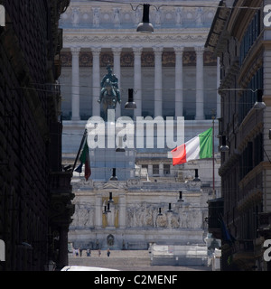 Monumento Vittorio Emanuele, Rome Stock Photo