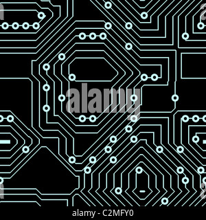 Seamless Circuitry Background as a Texture Art Stock Photo