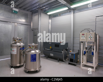 University of Liverpool New NMR Facility, Liverpool. The new NMR Facility for Structural Biology is a purpose built centre Stock Photo
