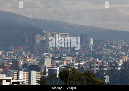 view of Quito, Ecuador Stock Photo