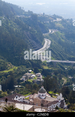 view of Quito, Ecuador Stock Photo