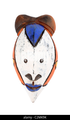 African Mask Cut Out Stock Photo