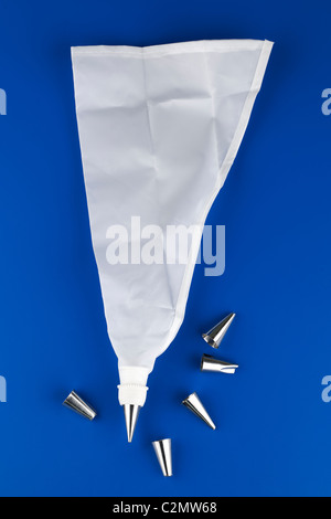 Icing set with nozzles Stock Photo