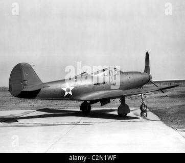 Bell P-39 Airacobra was one of the principal American fighter aircraft in service at the start of World War II. Stock Photo