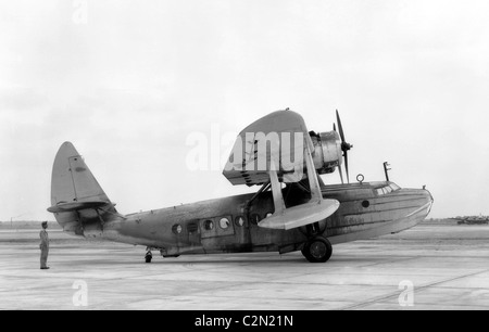 Sikorsky S-43, Sikorsky JRS-1, was a twin engine amphibious aircraft Stock Photo