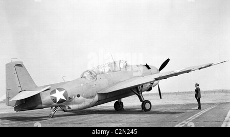 Grumman TBF Avenger torpedo bomber aircraft Stock Photo