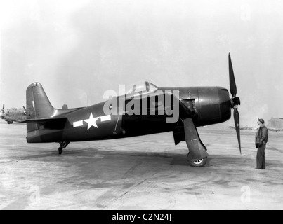 Grumman XF8F-1 Bearcat aircraft Stock Photo