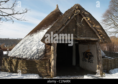 The Roundhouse at the Ryedale Folk Museum, Hutton-Le-Hole Stock Photo