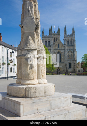 Selby Abbey a medieval abbey church and present day Anglican Parish Church at Selby North Yorkshire U.K Stock Photo