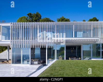 Modern detached house, West Hollywood, California Stock Photo