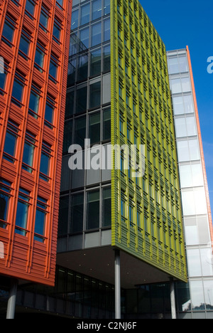 Central St Giles, colourful new office building development at St Giles Circus, central London, WC2, England Stock Photo