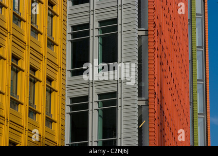 Central St Giles, colourful new office building development at St Giles Circus, central London, WC2, England Stock Photo