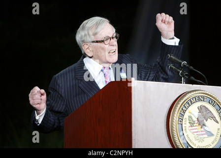 Dominick Dunne The Department of Justice held its annual National Crime Victims Rights Week candlelight vigil. The Keynote Stock Photo