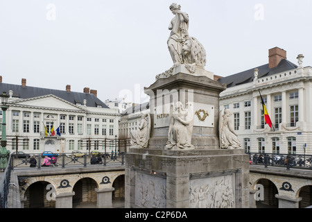 The Place des Martyrs, Brussels, Belgium Stock Photo