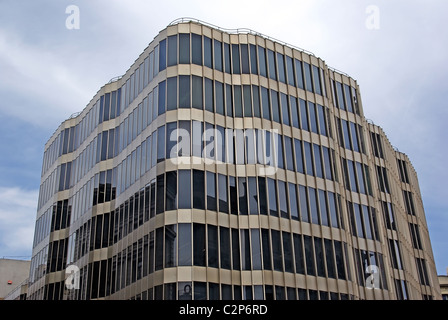 Modern building in center of Barcelona, spanish famous city. Stock Photo