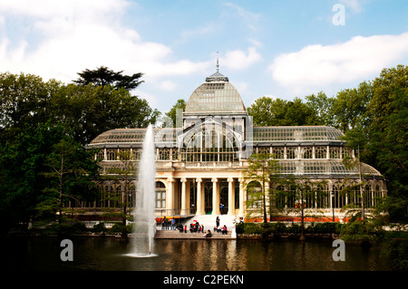 Palacio de Cristal, Madrid, Spain Stock Photo