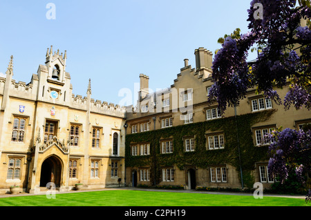 Chapel Court at Sidney Sussex College, Cambridge, England, UK Stock Photo