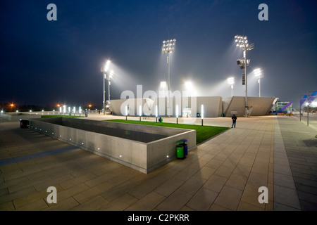 Beijing Olympics 2008 - Olympic Green Tennis Stadium. Stock Photo