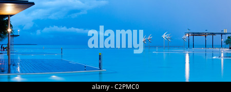 The Esplanade Lagoon. Cairns, Queensland, AUSTRALIA Stock Photo