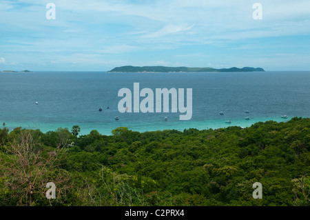 sea view on Koh Larn Island in Thailand Stock Photo