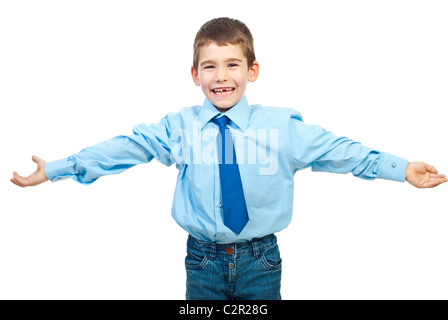 Little boy wear formal clothes. Cute boy serious event outfit. Impeccable  style. Happy childhood. Kids fashion. Small businessman. Business school.  Confident boy. Upbringing and development Stock Photo - Alamy