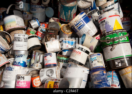 Tins of paint and recycling hi-res stock photography and images - Alamy