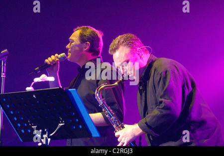 British reggae band UB40 performs for a sold out crowd at Heineken Music Hall Amsterdam, Holland - 13.05.08 ** ** Stock Photo