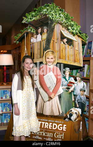 Abigail Breslin  announces Picturehouse's 'Kit Kittredge: An American Girl' at American Girl Place Los Angeles, California - Stock Photo
