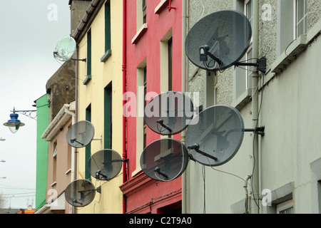 Satellite dishes Stock Photo