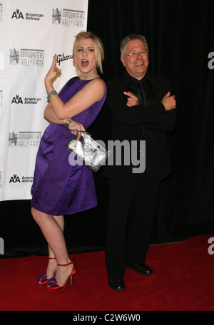 Natasha Bedingfield and inductee Alan Menken 39th Annual Songwriters Hall of Fame Ceremony at the Marriott Marquis Hotel - Stock Photo