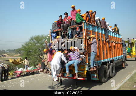 Holla Mohalla festival, Amristar, India Stock Photo