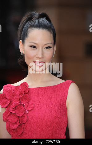 Lucy Liu UK premiere of 'Kung Fu Panda' held at the Vue West End - Arrivals London, England - 26.06.08 Stock Photo