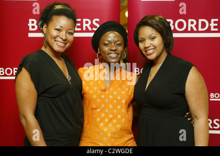 Ugandan singer Omega Bugembe Okello performs and signs copies of her new CD 'Kiwomera Emmeeme' at Borders Dupont Circle Stock Photo