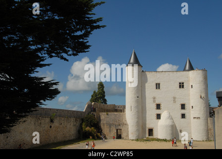 The castle at Noirmoutier-en-île on the French Atlantic island of Noirmoutier in Vendée, Pays de la Loire. Stock Photo