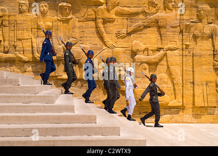 Turkey Ankara Anitkabir Mausoleum of Mustafa Kemal Ataturk founder and first president of Republic of Turkey. Changing the guard Stock Photo