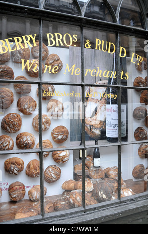 Berry Bros & Rudd Wine Merchants London Stock Photo