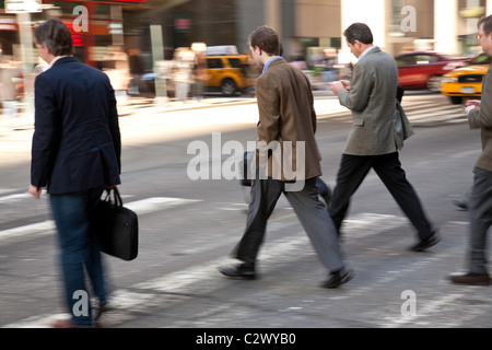 Rush Hour, 42nd Street, Pershing Square, NYC Stock Photo