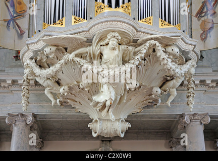 Amsterdam, Netherlands. Westerkerk (church - 1620-38) Organ Stock Photo